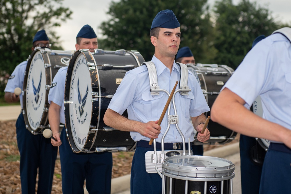 U.S. Air Force Basic Military Training Graduation and Coining Ceremony