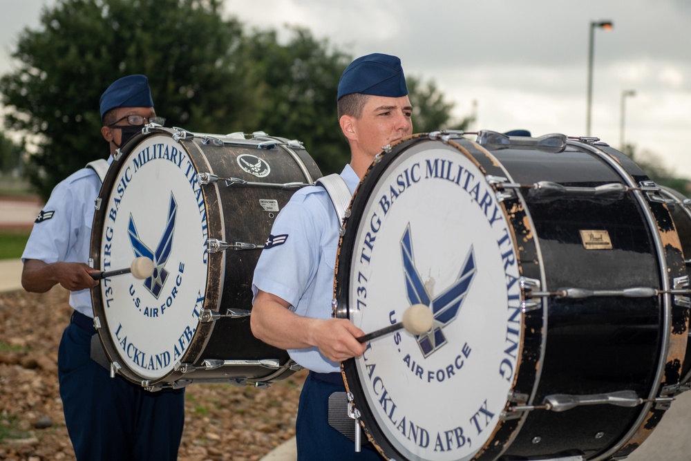 U.S. Air Force Basic Military Training Graduation and Coining Ceremony