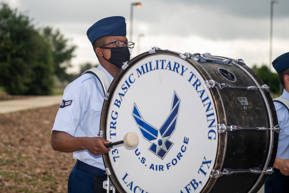 U.S. Air Force Basic Military Training Graduation and Coining Ceremony