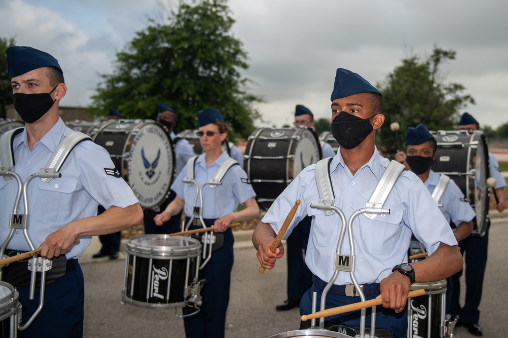 U.S. Air Force Basic Military Training Graduation and Coining Ceremony