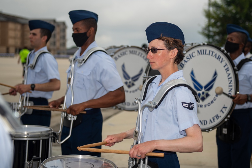 U.S. Air Force Basic Military Training Graduation and Coining Ceremony