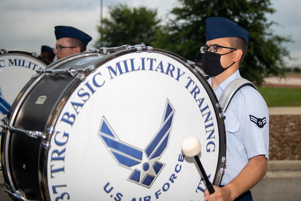 U.S. Air Force Basic Military Training Graduation and Coining Ceremony