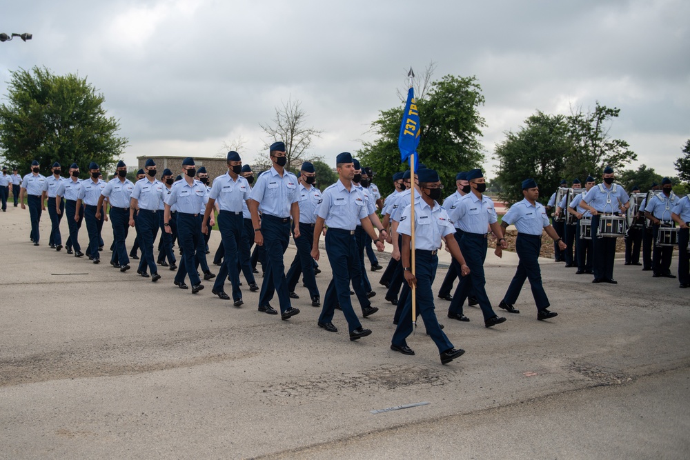 U.S. Air Force Basic Military Training Graduation and Coining Ceremony