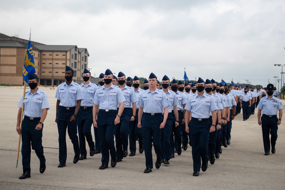 U.S. Air Force Basic Military Training Graduation and Coining Ceremony