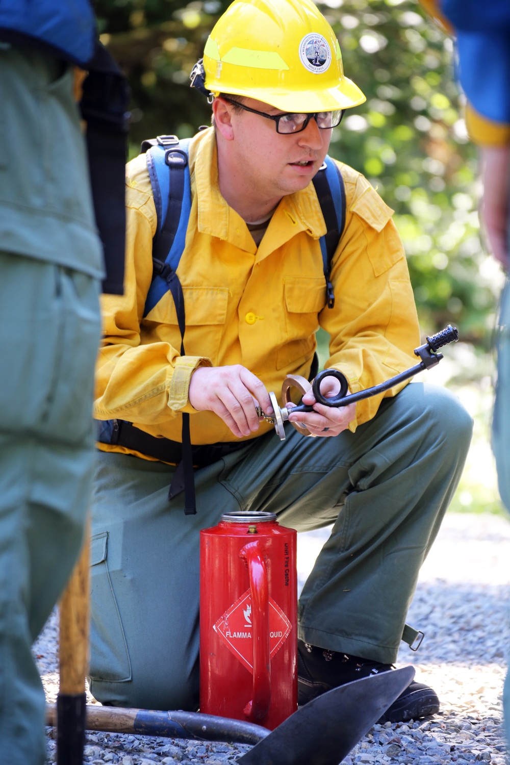 Guardsmen conduct fire training with Washington Department of Natural Resources