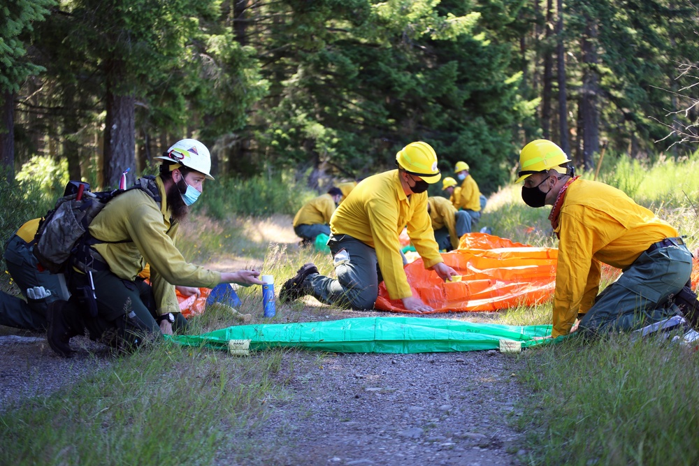 Guardsmen conduct fire training with Washington Department of Natural Resources