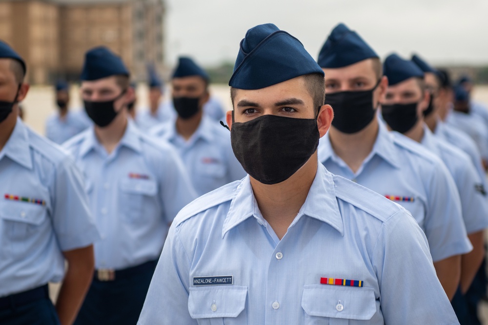 U.S. Air Force Basic Military Training Graduation and Coining Ceremony