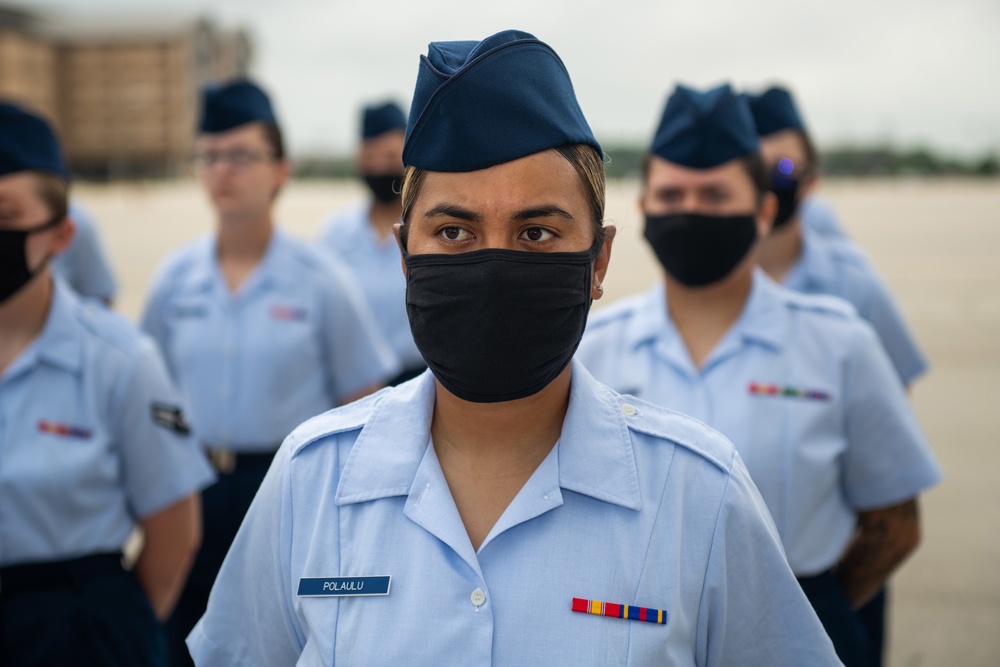 U.S. Air Force Basic Military Training Graduation and Coining Ceremony