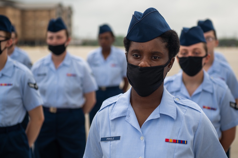 U.S. Air Force Basic Military Training Graduation and Coining Ceremony