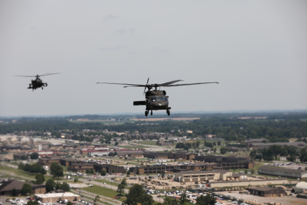 DVIDS Images Helicopters fly over Ft. Campbell during Week of the