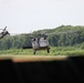 Helicopters fly over Ft. Campbell during Week of the Eagles