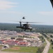 Helicopters fly over Ft. Campbell during Week of the Eagles