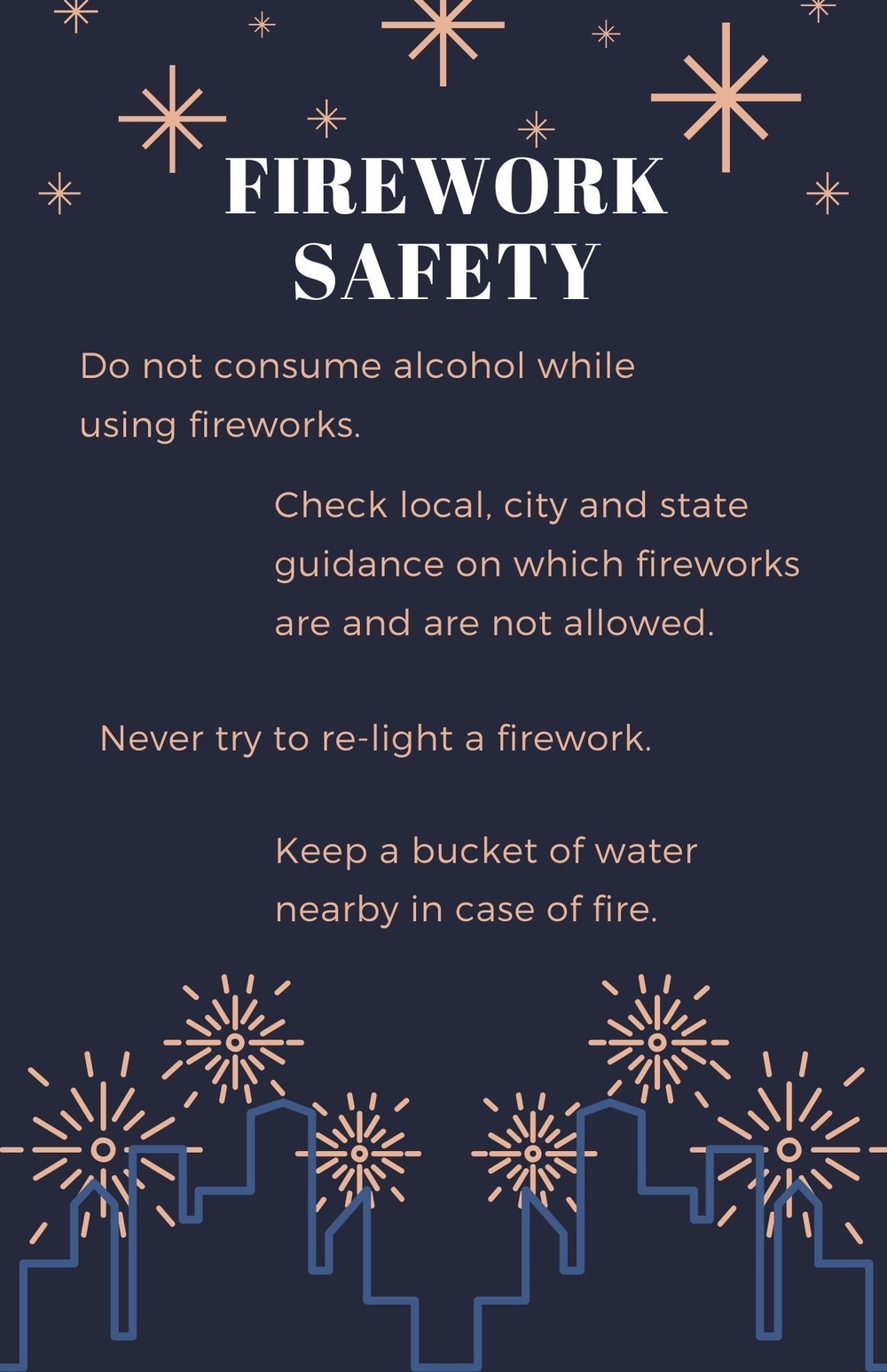 Fireworks, flames and safety