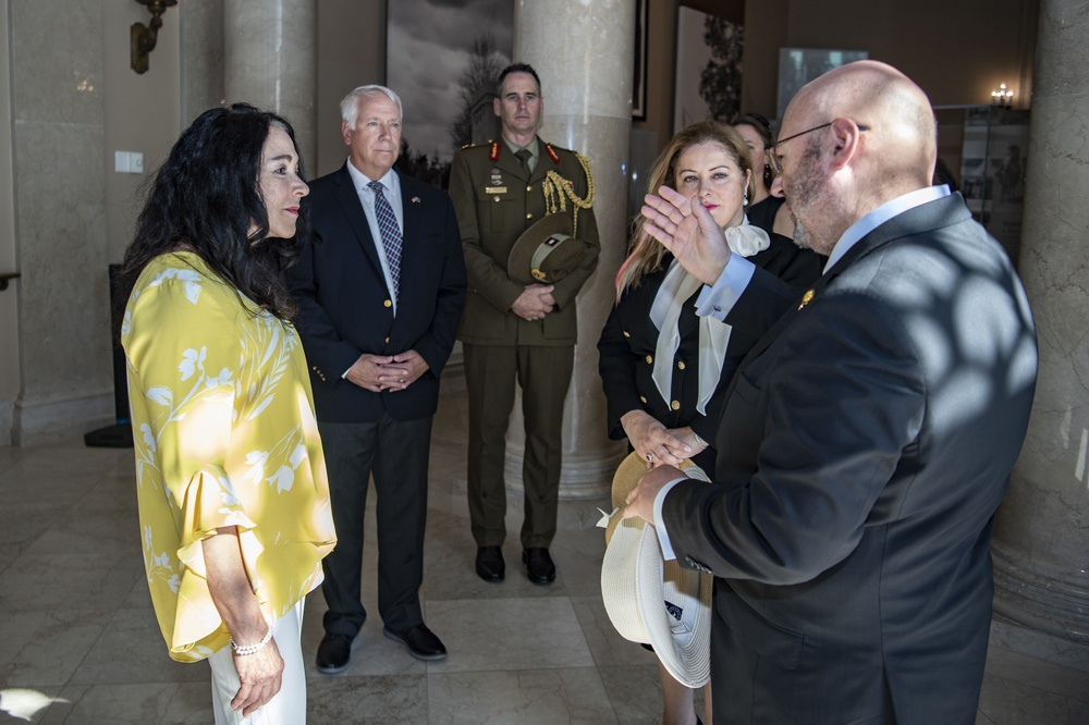 Australia’s Ambassador to the U.S. Arthur Sinodinos AO Participates in a Public Wreath-Laying Ceremony at the Tomb of the Unknown Soldier