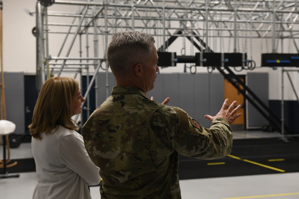 Lt. Gen. Timothy Haugh visits Grand Forks AFB