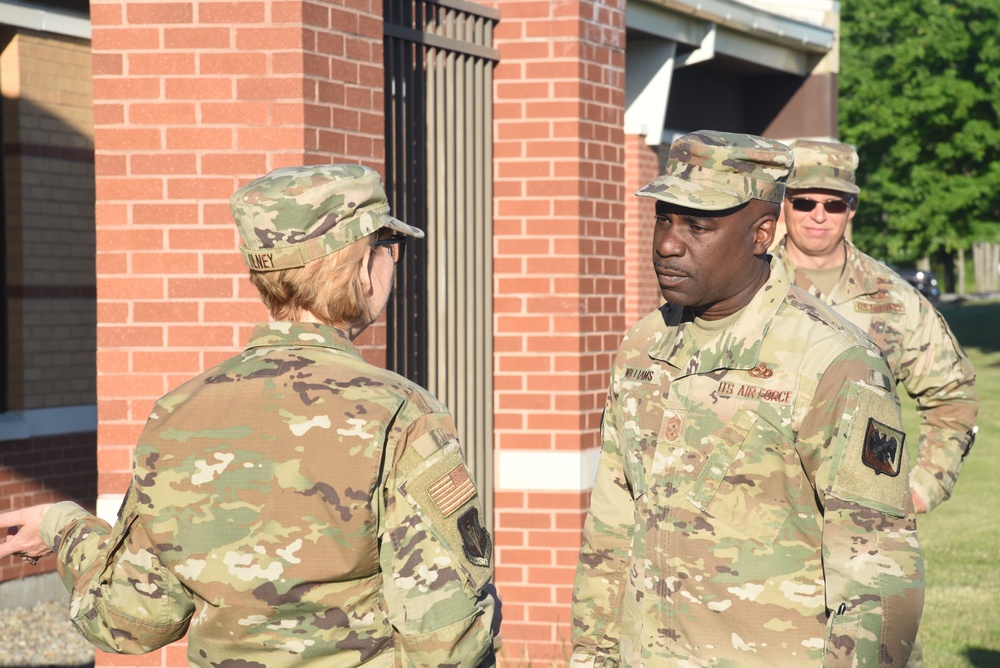 Air National Guard Command Chief Visits 174th Attack Wing