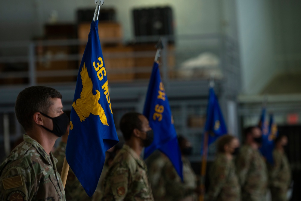 Herndon takes command of the 36th MSG