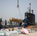 USS Montpelier conducts ordnance on-load in Souda Bay,