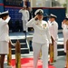 IWTC Corry Station’s Command Master Chief is Piped Ashore