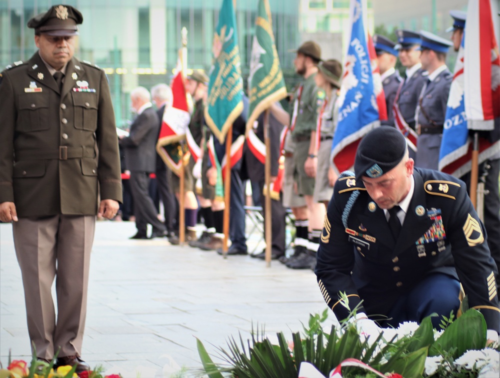 ASG-P pays tribute during the Poznan 1956 uprising ceremony