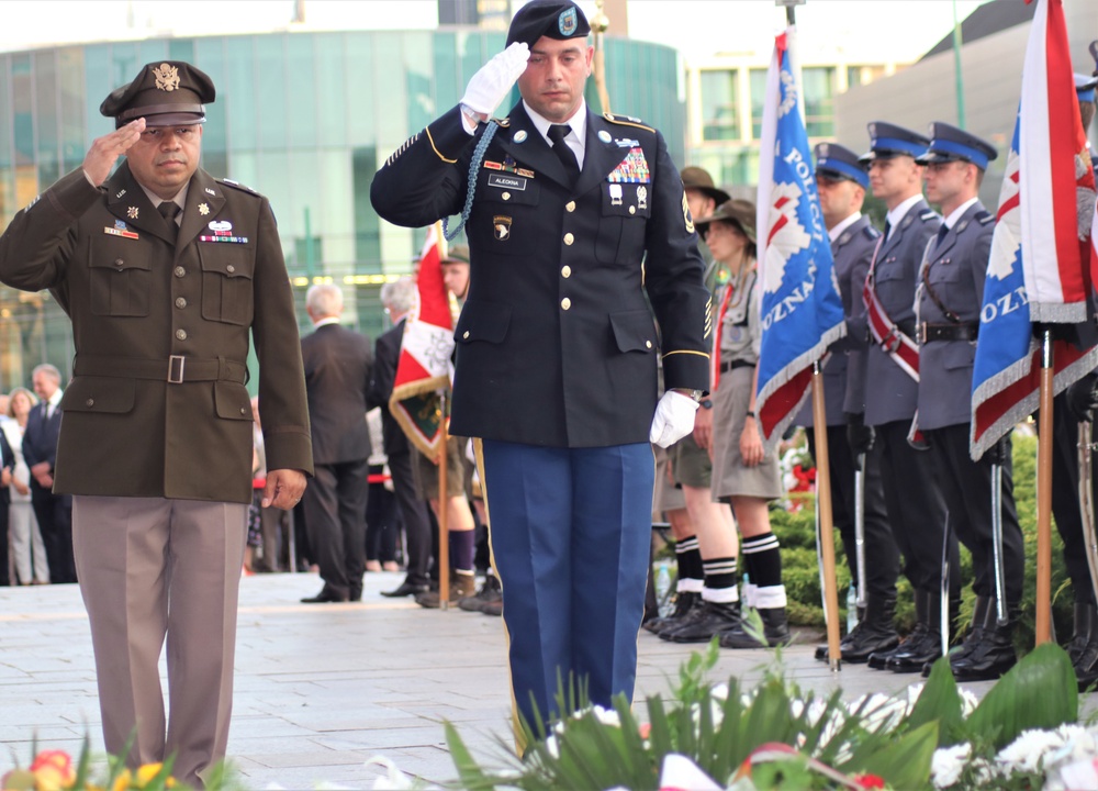 ASG-P pays tribute during the Poznan 1956 uprising ceremony