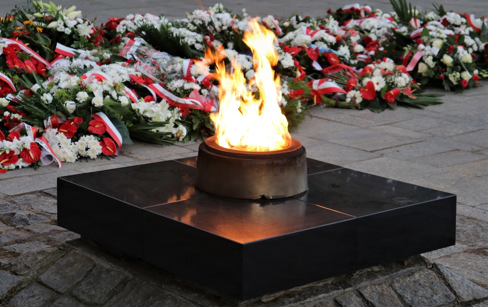 ASG-P pays tribute during the Poznan 1956 uprising ceremony