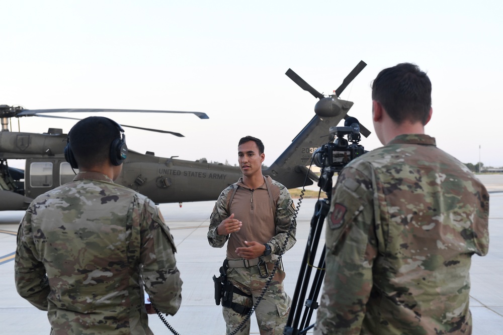 39th SFS partners with U.S. Soldiers to conduct first joint K-9 helicopter training