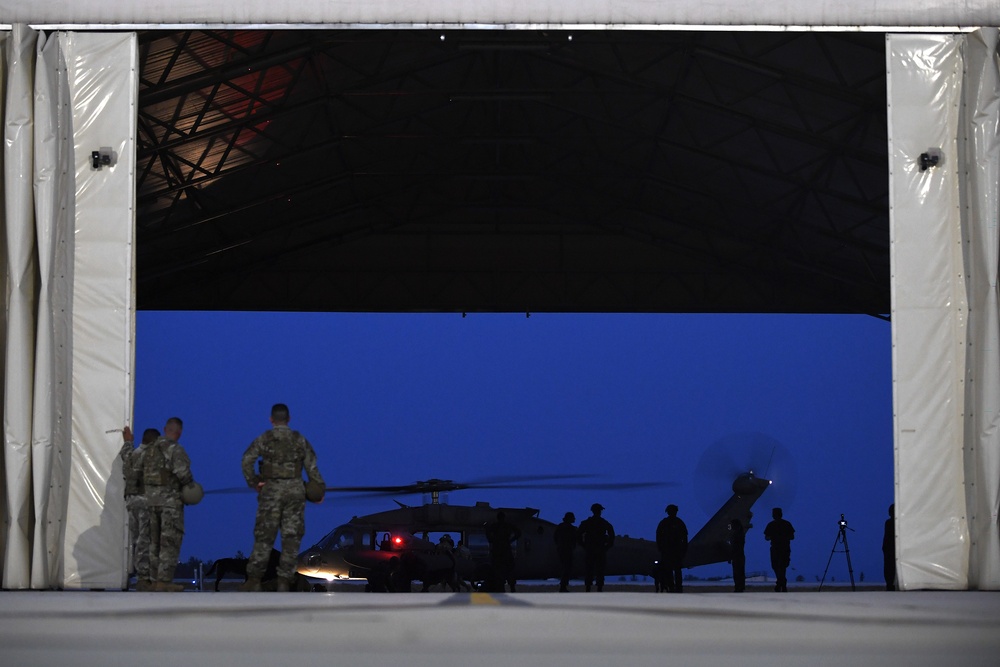 39th SFS partners with U.S. Soldiers to conduct first joint K-9 helicopter training