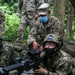 U.S. and Japanese forces train on weapon skills together during Orient Shield 21-2