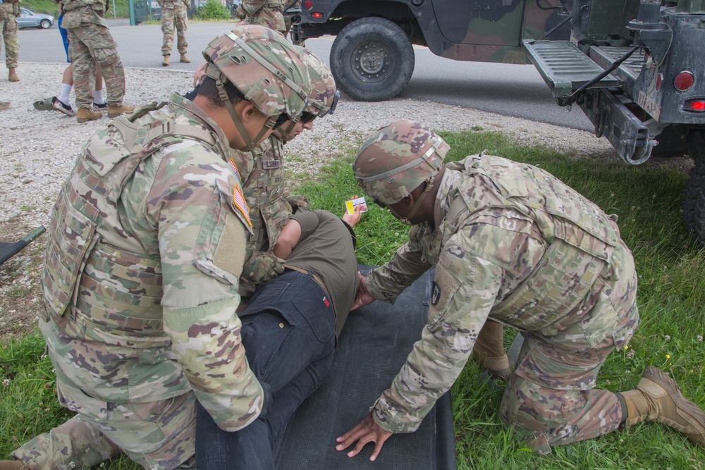 36th Medical Company Area Support Conducts MASCAL Training at Hohenfels Training Area