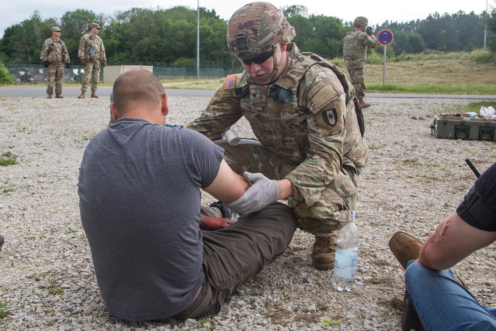 36th Medical Company Area Support Conducts MASCAL Training at Hohenfels Training Area