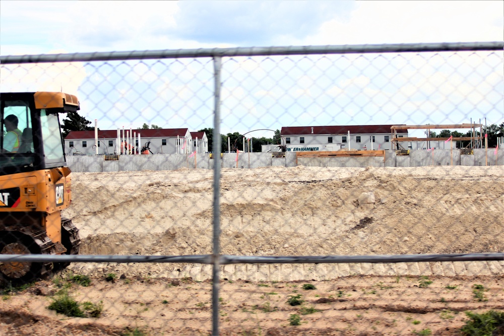 Work on second barracks construction project continues at Fort McCoy