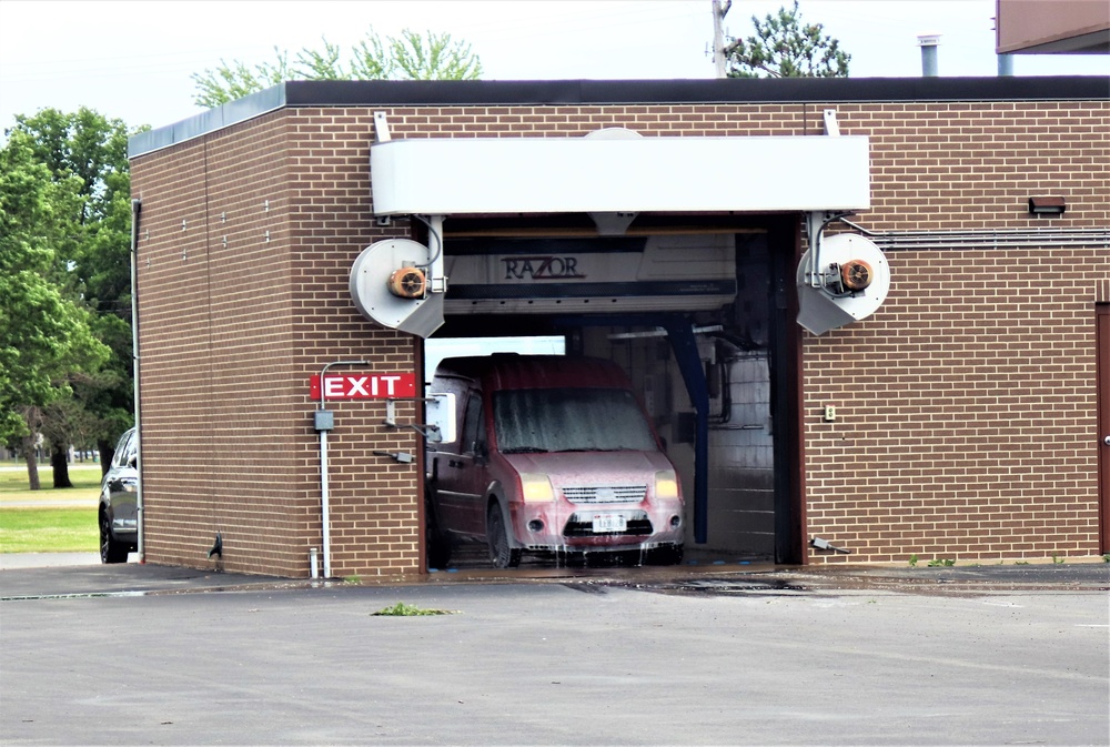 Fort McCoy’s car wash available for installation community