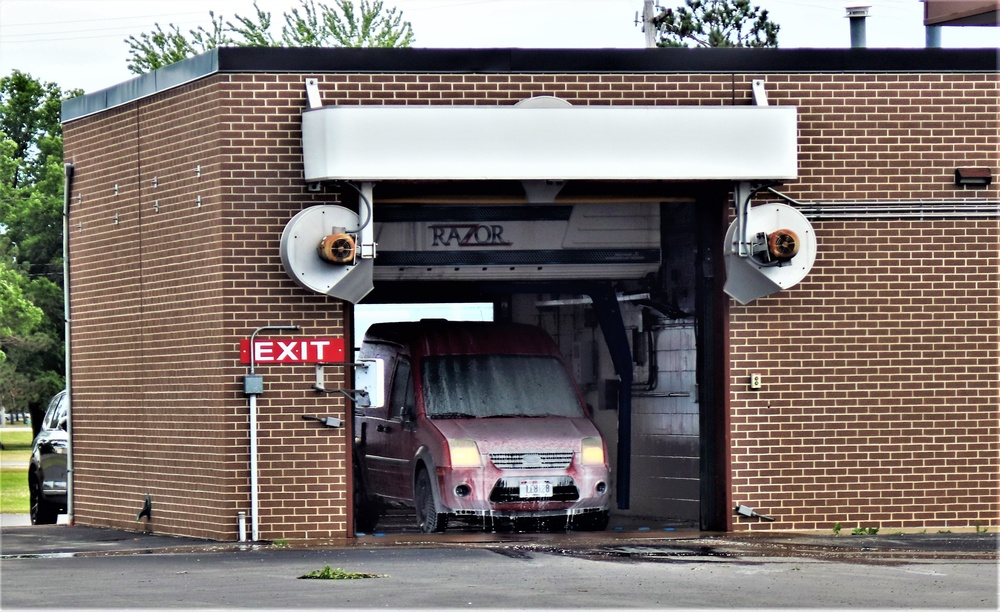 Fort McCoy’s car wash available for installation community