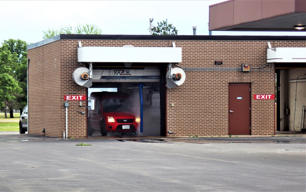 Fort McCoy’s car wash available for installation community