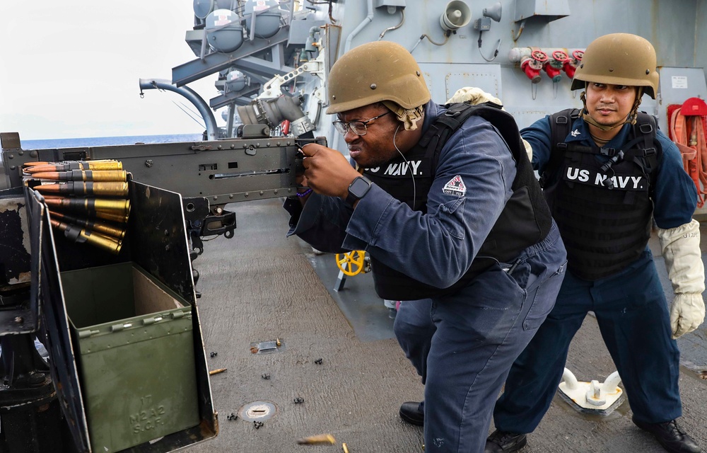 USS Benfold Conducts Live-Fire Exercise