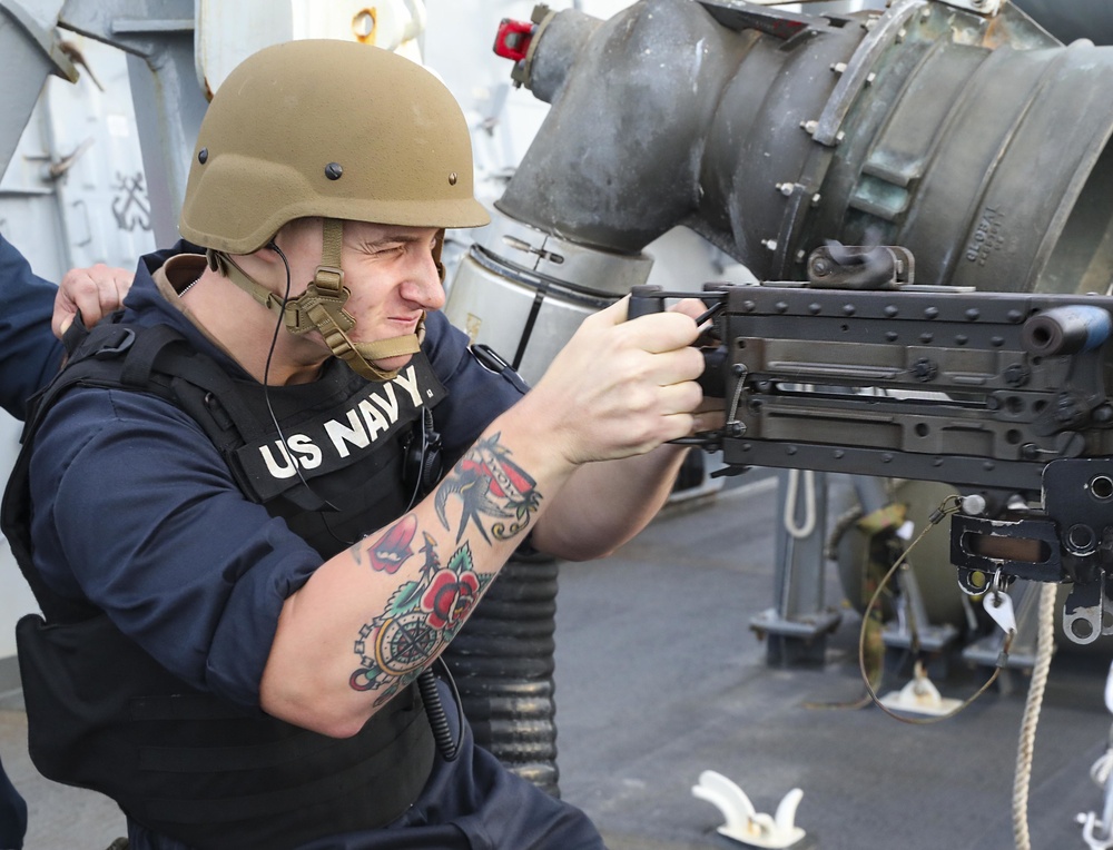 USS Benfold Conducts Live-Fire Exercise