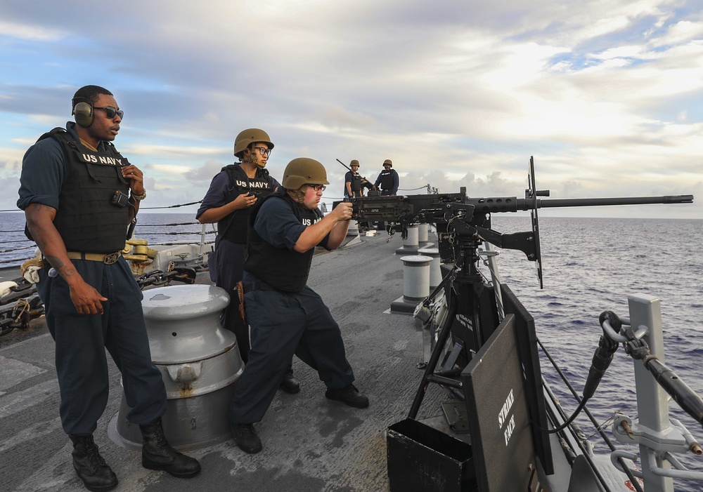 USS Benfold Conducts Live-Fire Exercise