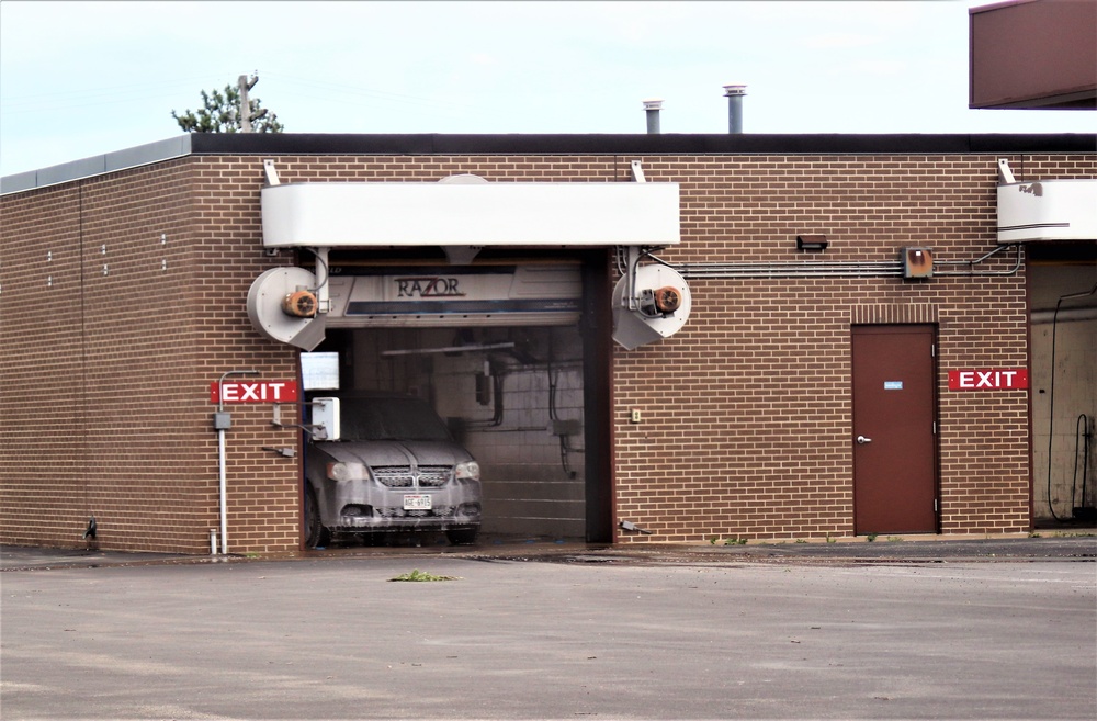 Fort McCoy’s car wash available for installation community