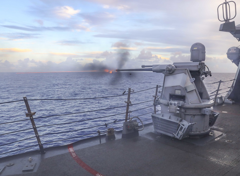 USS Benfold Conducts Live-Fire Exercise