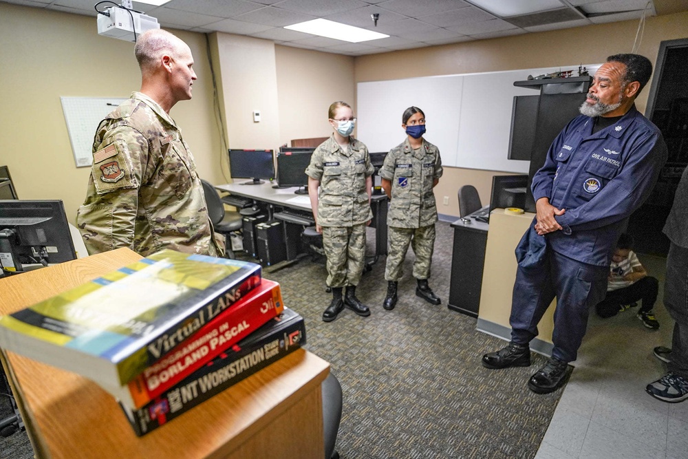 688th Cyberspace Wing command team engages Civil Air Patrol cadets