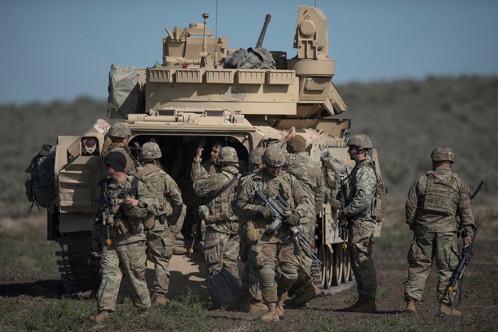 Idaho Guard Annual Training - Review in Photographs; C Company Field Exercise