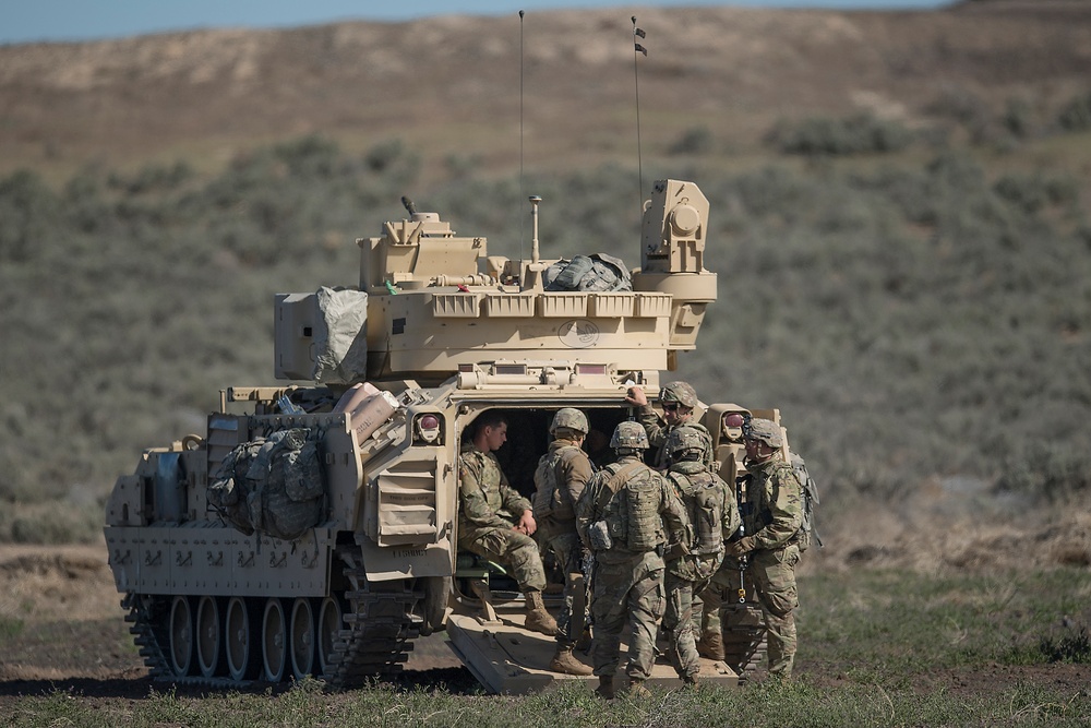 Idaho Guard Annual Training - Review in Photographs; C Company Field Exercise