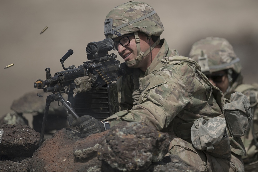 Idaho Guard Annual Training - Review in Photographs; C Company Field Exercise