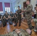 Deployed US Soldiers teach CLS class to Polish high school