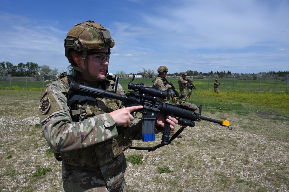 219th Security Forces Squadron participates in realistic training at Camp Gilbert C. Grafton, N.D.