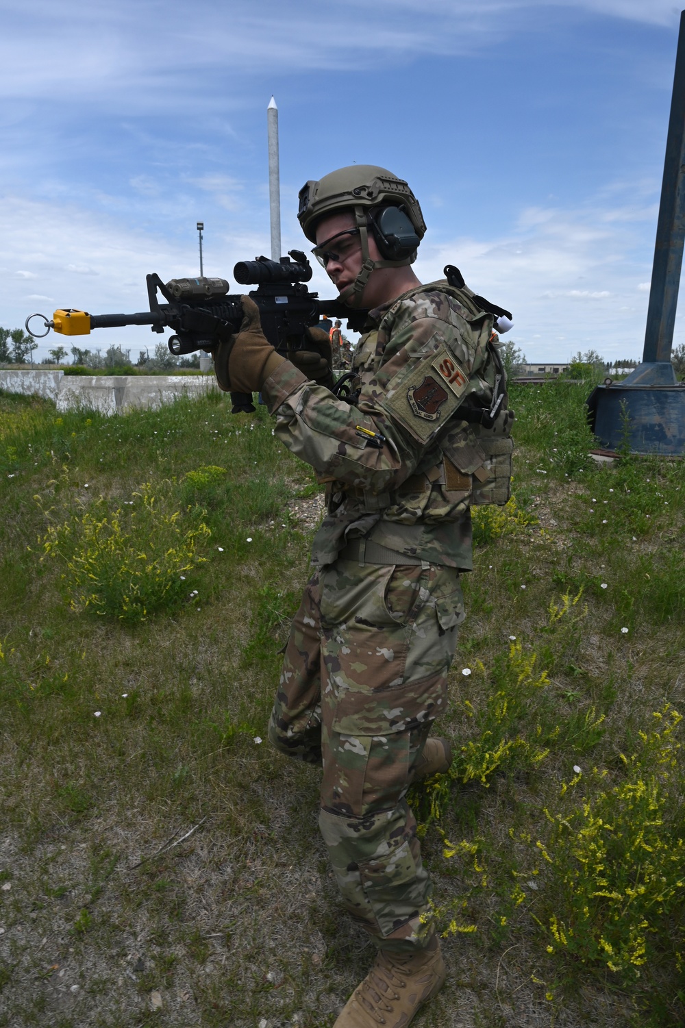 219th Security Forces Squadron participates in realistic training at Camp Gilbert C. Grafton, N.D.