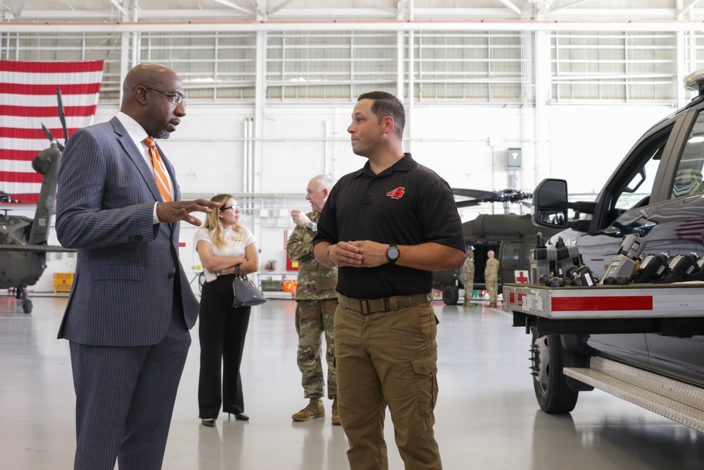 Senator Warnock visits CNGC