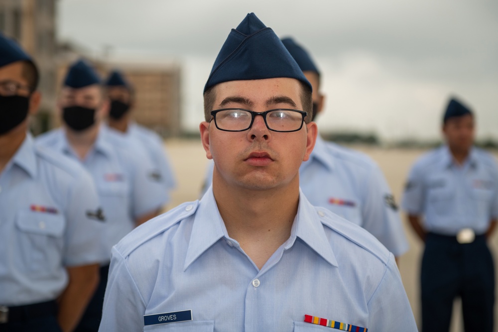 U.S. Air Force Basic Military Training Graduation and Coining Ceremony