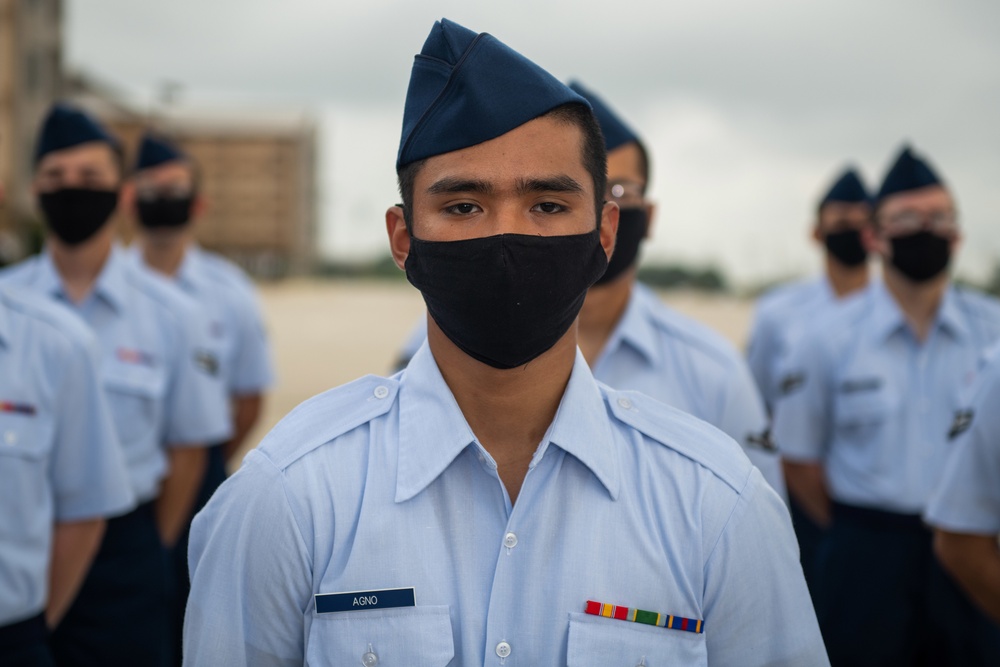 U.S. Air Force Basic Military Training Graduation and Coining Ceremony